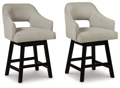 Tallenger Counter Height Bar Stool - Beige Stool Set modern furniture Contempo Furniture