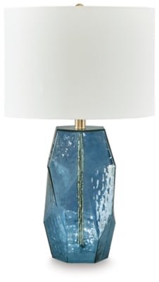 Tallow Table Lamp - Blue Table Lamp modern furniture Contempo Furniture