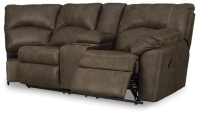 Tambo Right - Arm Facing Reclining Loveseat - Dark Brown Reclining Loveseat modern furniture Contempo Furniture