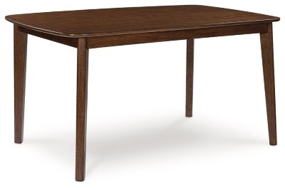 Tameride Dining Table and 4 Chairs (Set of 5) - Dark Brown 5 Piece Dining Room Set modern furniture Contempo Furniture