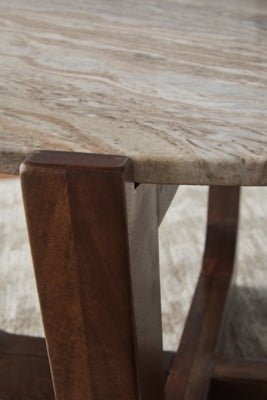 Tanidore Coffee Table - Light Brown Coffee Table modern furniture Contempo Furniture