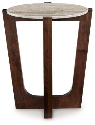 Tanidore End Table - Light Brown End Table modern furniture Contempo Furniture