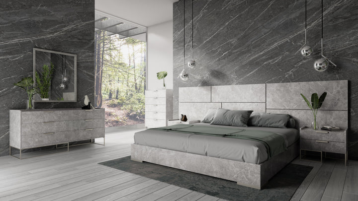 Marbella - Italian Modern Grey Marble Dresser