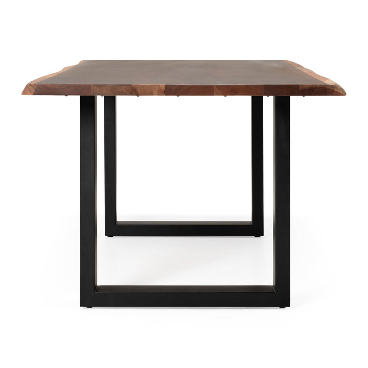 Taylor Modern 79" Live Edge Wood Dining Table