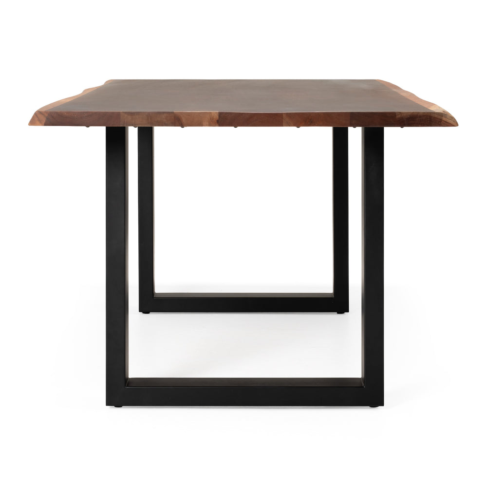 Taylor Modern 79" Live Edge Wood Dining Table - View 4