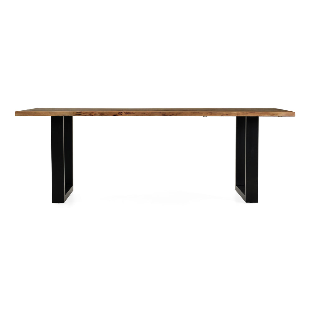 Taylor Large 87" Modern Live Edge Wood Dining Table