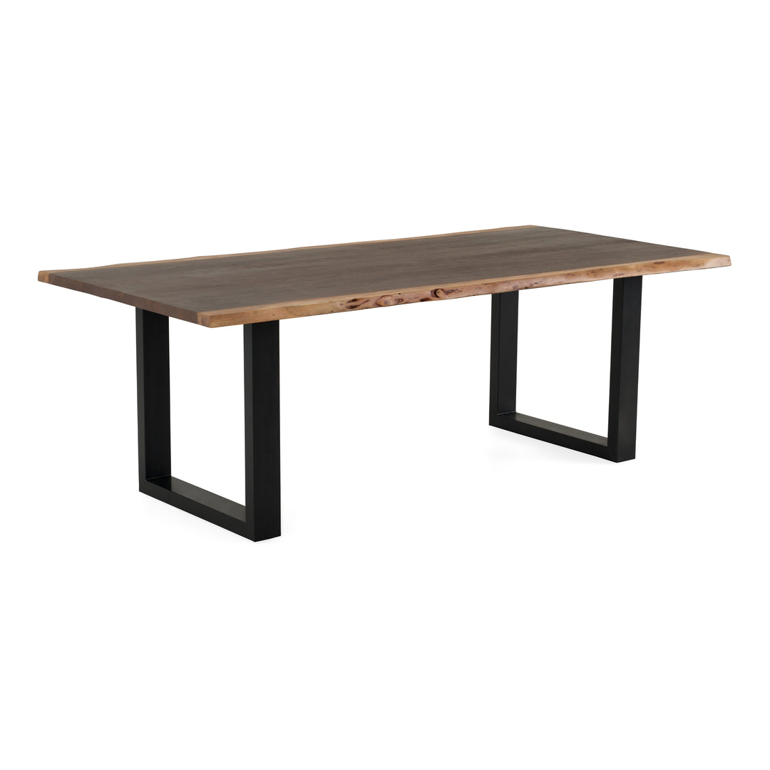 Taylor Large 87" Modern Live Edge Wood Dining Table