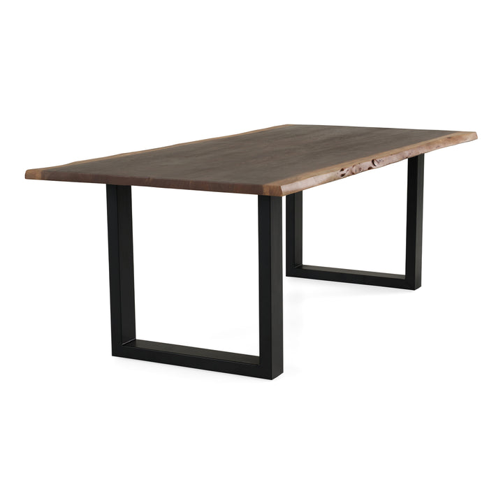 Taylor Large 87" Modern Live Edge Wood Dining Table