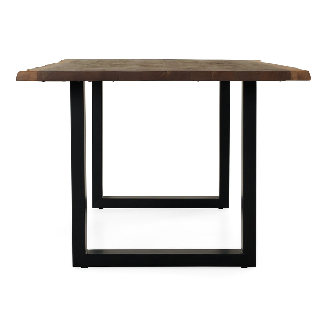 Taylor Large 87" Modern Live Edge Wood Dining Table