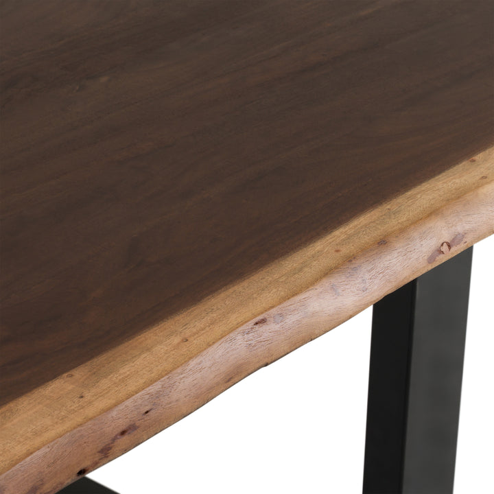 Taylor Large 87" Modern Live Edge Wood Dining Table