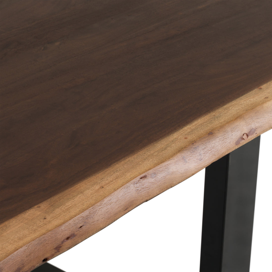 Taylor Large 87" Modern Live Edge Wood Dining Table