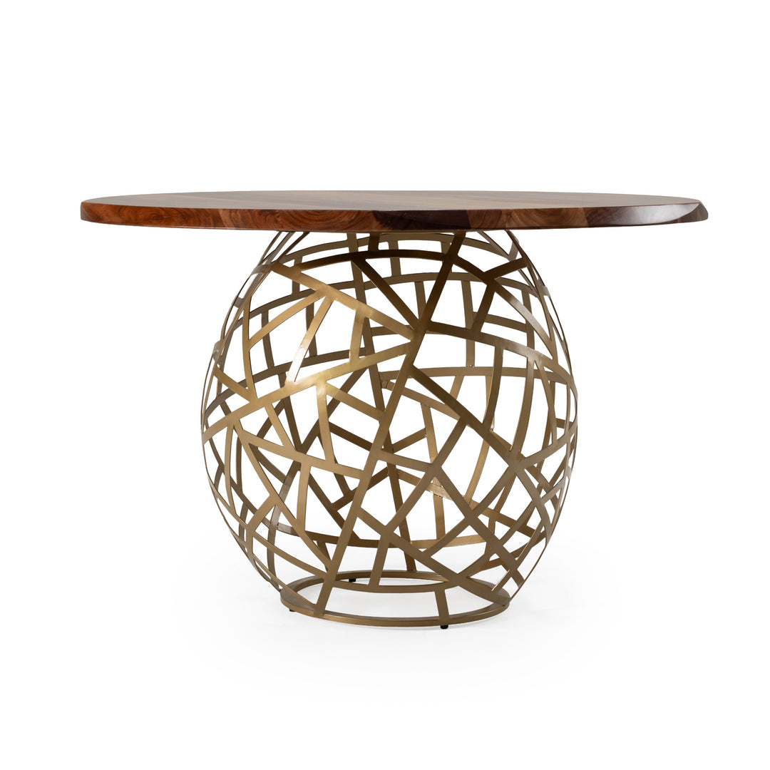 Taylor  Round 47" Live Edge Dining Table