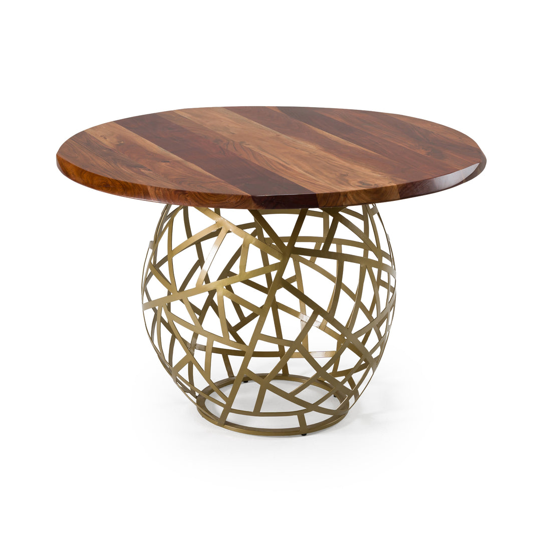 Taylor  Round 47" Live Edge Dining Table