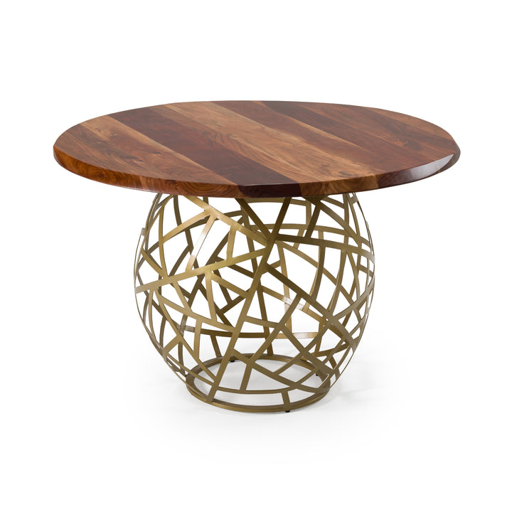 Taylor  Round 47" Live Edge Dining Table