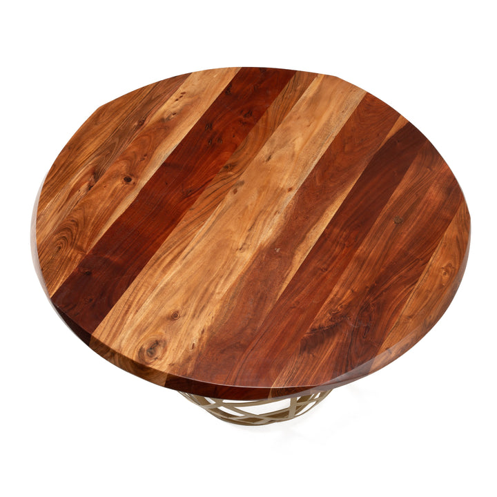 Taylor  Round 47" Live Edge Dining Table