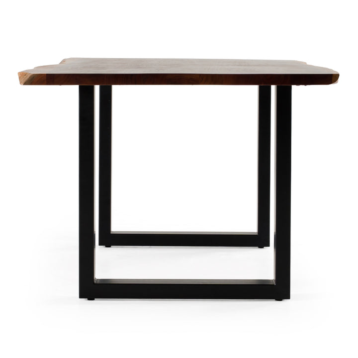 Taylor Modern 79" Live Edge Wood Dining Table
