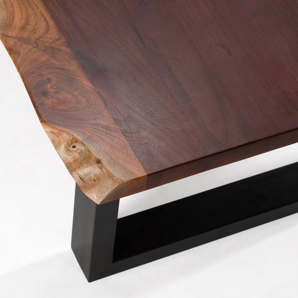 Taylor Modern 79" Live Edge Wood Dining Table - View 7