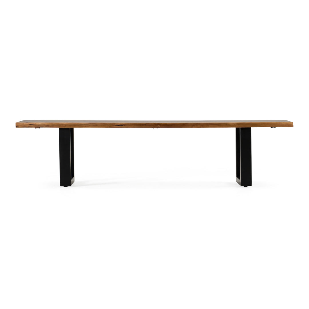 Taylor Modern Live Edge Wood Small 79" Dining Bench