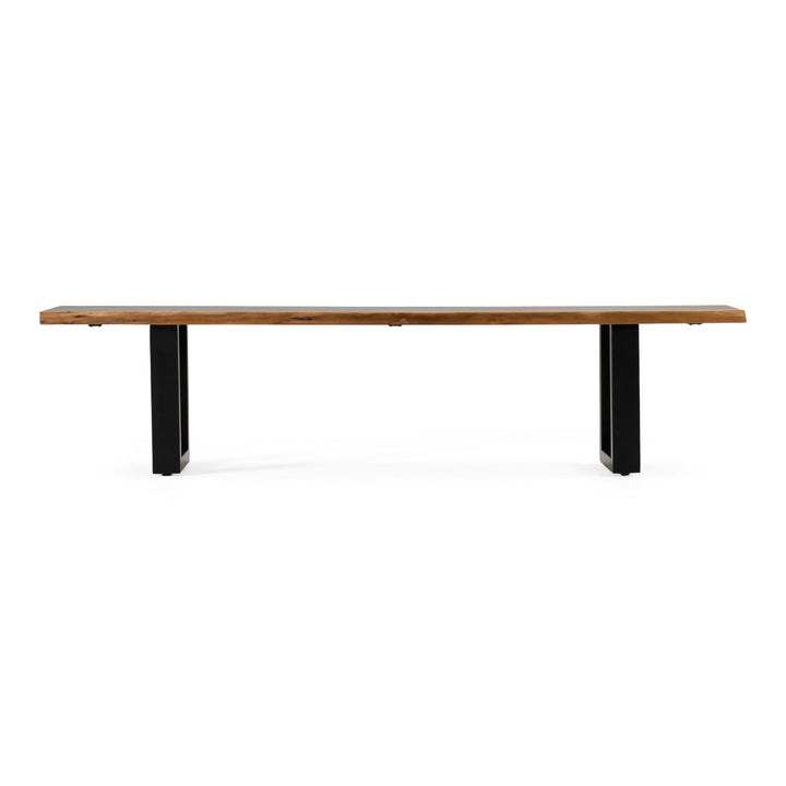 Taylor Modern Live Edge Wood Small 79" Dining Bench