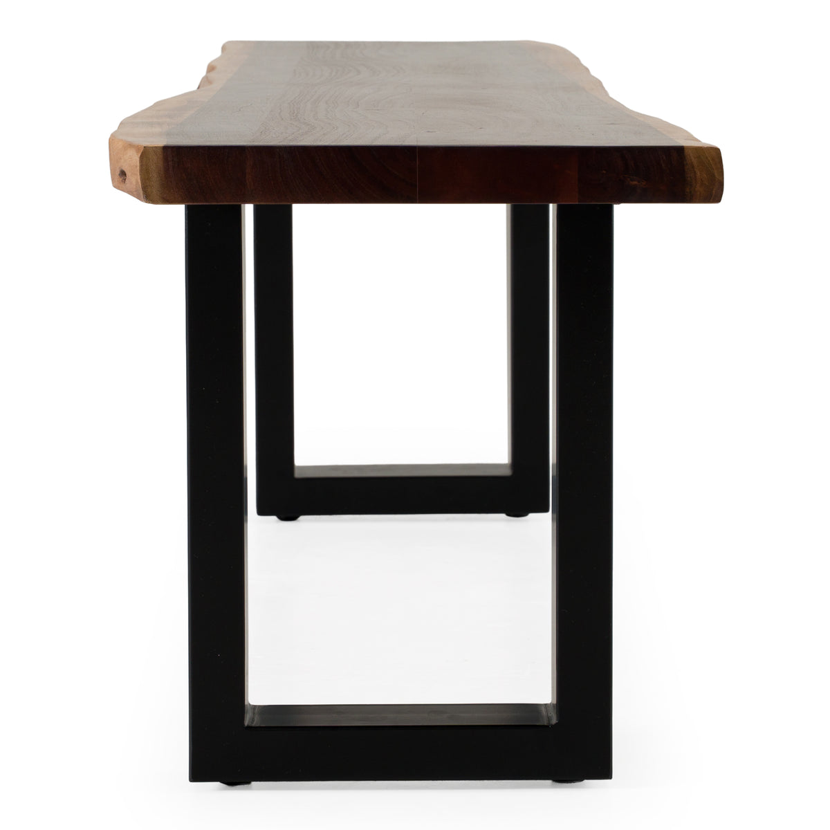 Taylor Modern Live Edge Wood Small 79" Dining Bench - View 8