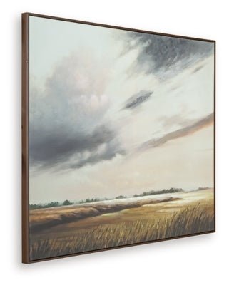 Taymen Wall Art - Dark Gray Canvas Art modern furniture Contempo Furniture