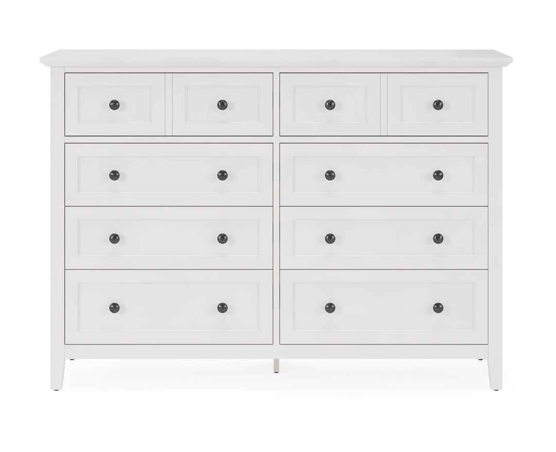 Modus Furniture Pnra82A Grace Eight Drawer Dresser In Snowfall White 2024
