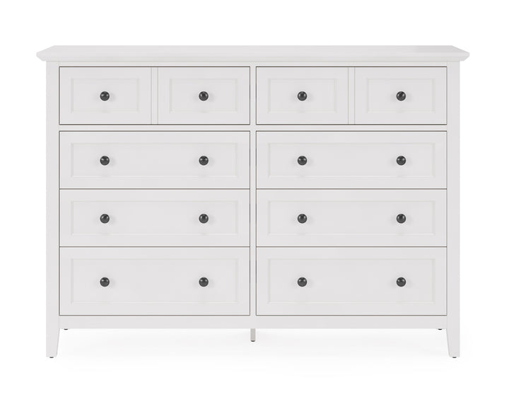 Modus Furniture Pnra82A Grace Eight Drawer Dresser In Snowfall White 2024