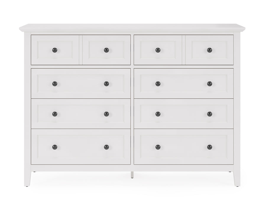 Modus Furniture Pnra82A Grace Eight Drawer Dresser In Snowfall White 2024