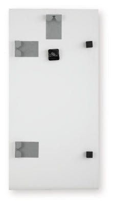 Teague Wall Clock - Black Wall Clock modern furniture Contempo Furniture