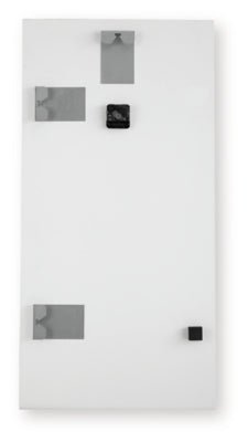 Teague Wall Clock - Light Brown Wall Clock modern furniture Contempo Furniture