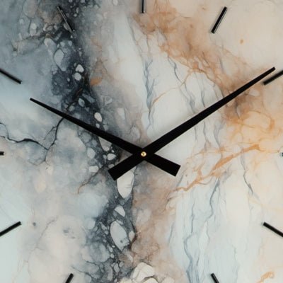 Teague Wall Clock - Light Brown Wall Clock modern furniture Contempo Furniture