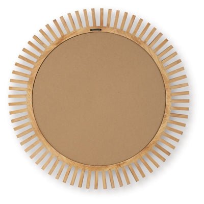 Tedwell Accent Mirror - Light Brown Accent Mirror modern furniture Contempo Furniture