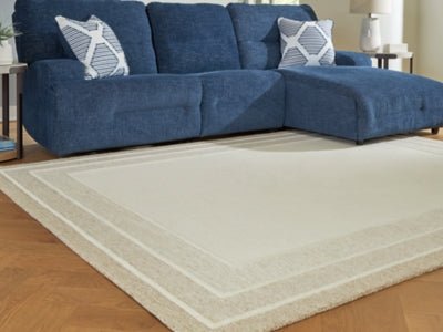 Teelgan Large Rug - Beige Area Rug modern furniture Contempo Furniture
