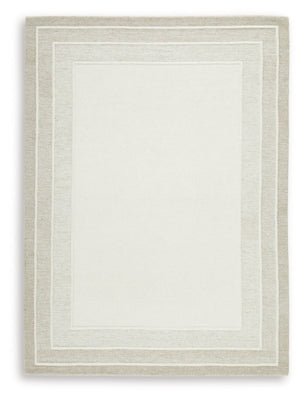 Teelgan Medium Rug - Beige Area Rug modern furniture Contempo Furniture