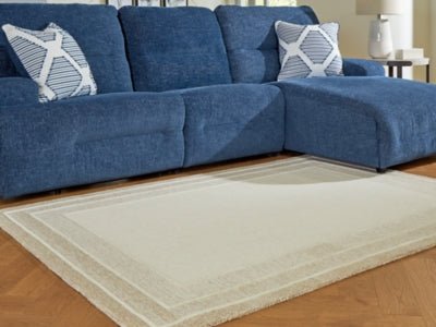 Teelgan Medium Rug - Beige Area Rug modern furniture Contempo Furniture