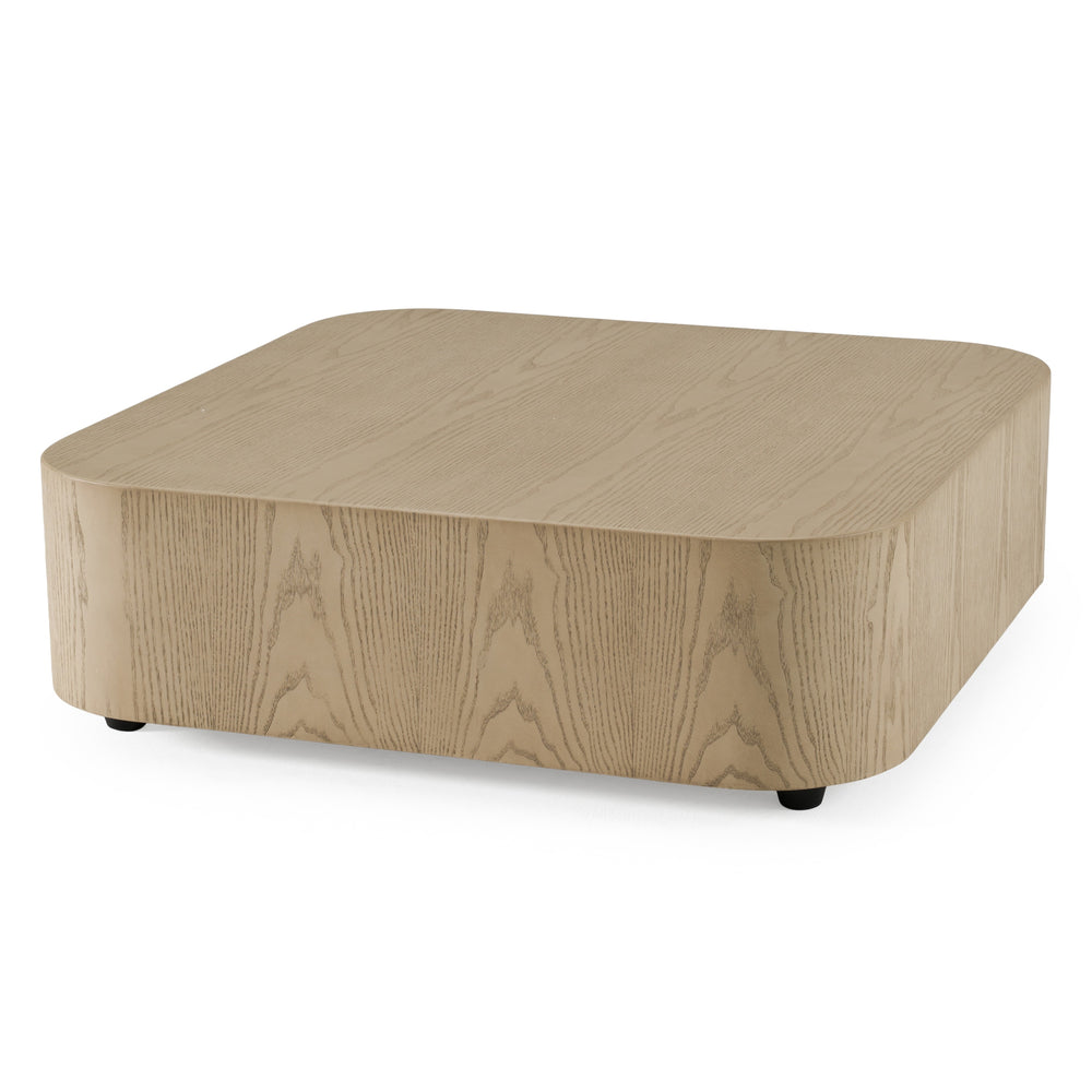 Teller Modern Square Low Coffee Table - View 3