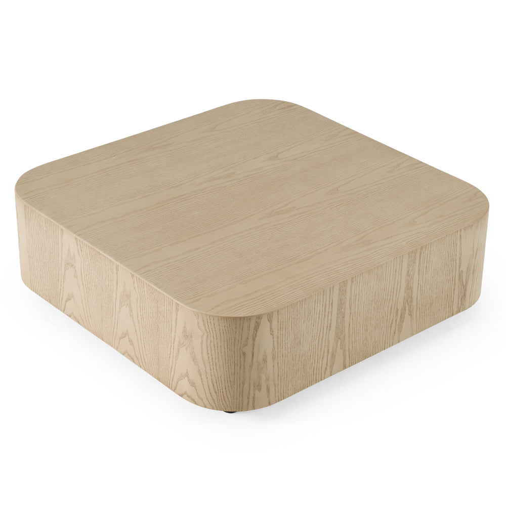 Teller Modern Square Low Coffee Table - View 2