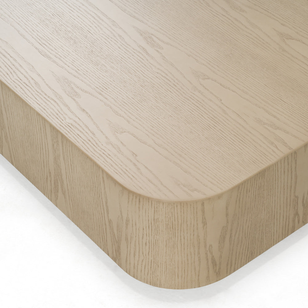 Teller Modern Square Low Coffee Table - View 5