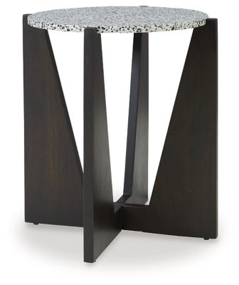 Tellrich Accent Table - Black Accent Table modern furniture Contempo Furniture