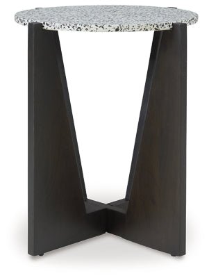 Tellrich Accent Table - Black Accent Table modern furniture Contempo Furniture