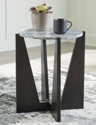 Tellrich Accent Table - Black Accent Table modern furniture Contempo Furniture