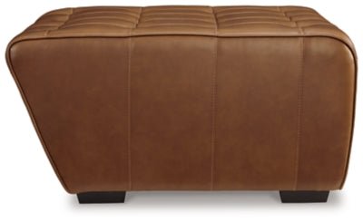 Temmpton Oversized Accent Ottoman - Dark Brown Accent Ottoman modern furniture Contempo Furniture