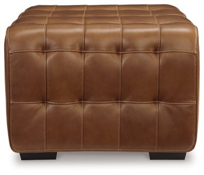 Temmpton Oversized Accent Ottoman - Dark Brown Accent Ottoman modern furniture Contempo Furniture