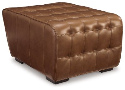Temmpton Oversized Accent Ottoman - Dark Brown Accent Ottoman modern furniture Contempo Furniture