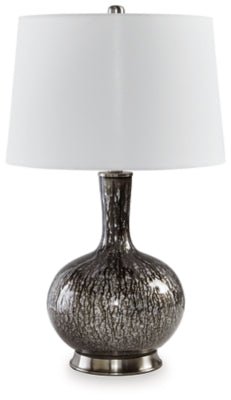 Tenslow Table Lamp - Black Table Lamp modern furniture Contempo Furniture