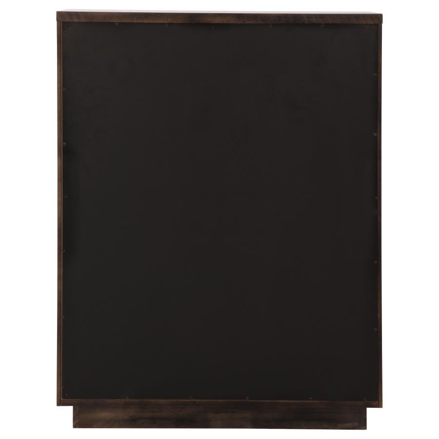 Terrace - 5 - Drawer Chest Of Drawers - Ash Brown Accent Chest modern furniture Contempo Furniture