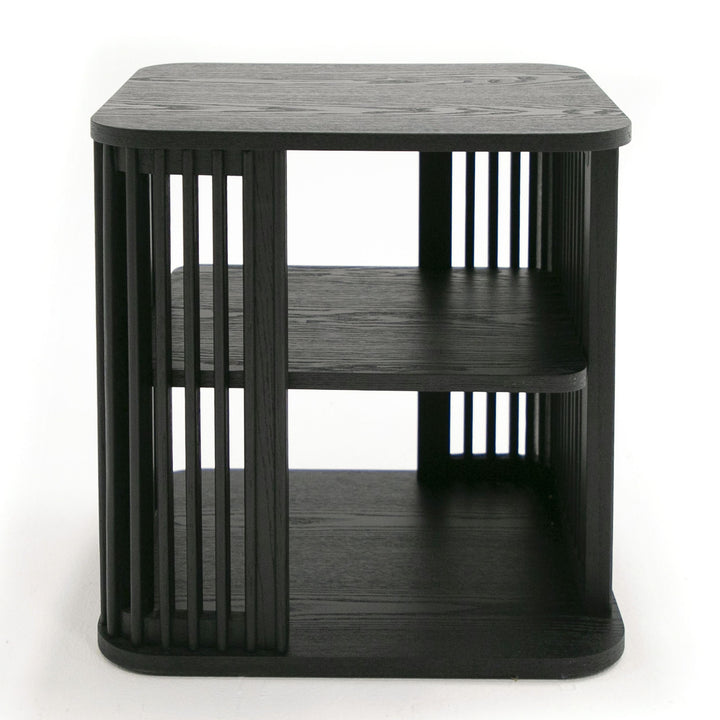 Thayne - Modern Mid Century Black Ash End Table