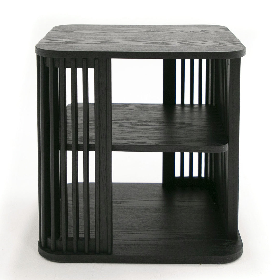 Thayne - Modern Mid Century Black Ash End Table