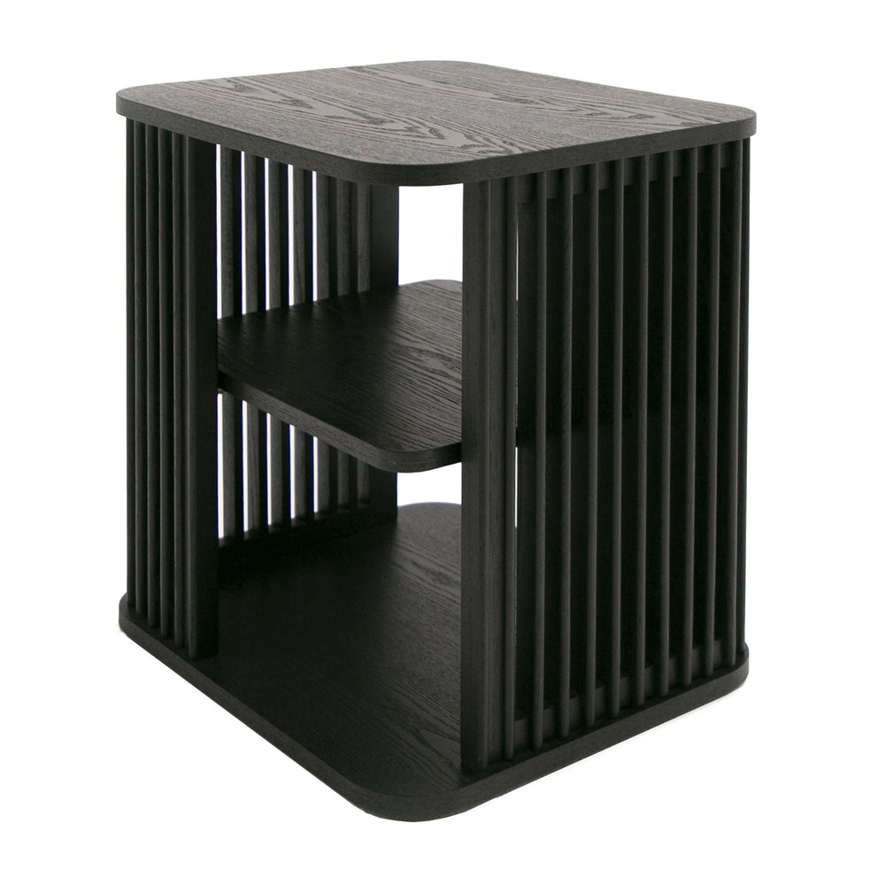Thayne - Modern Mid Century Black Ash End Table - View 2