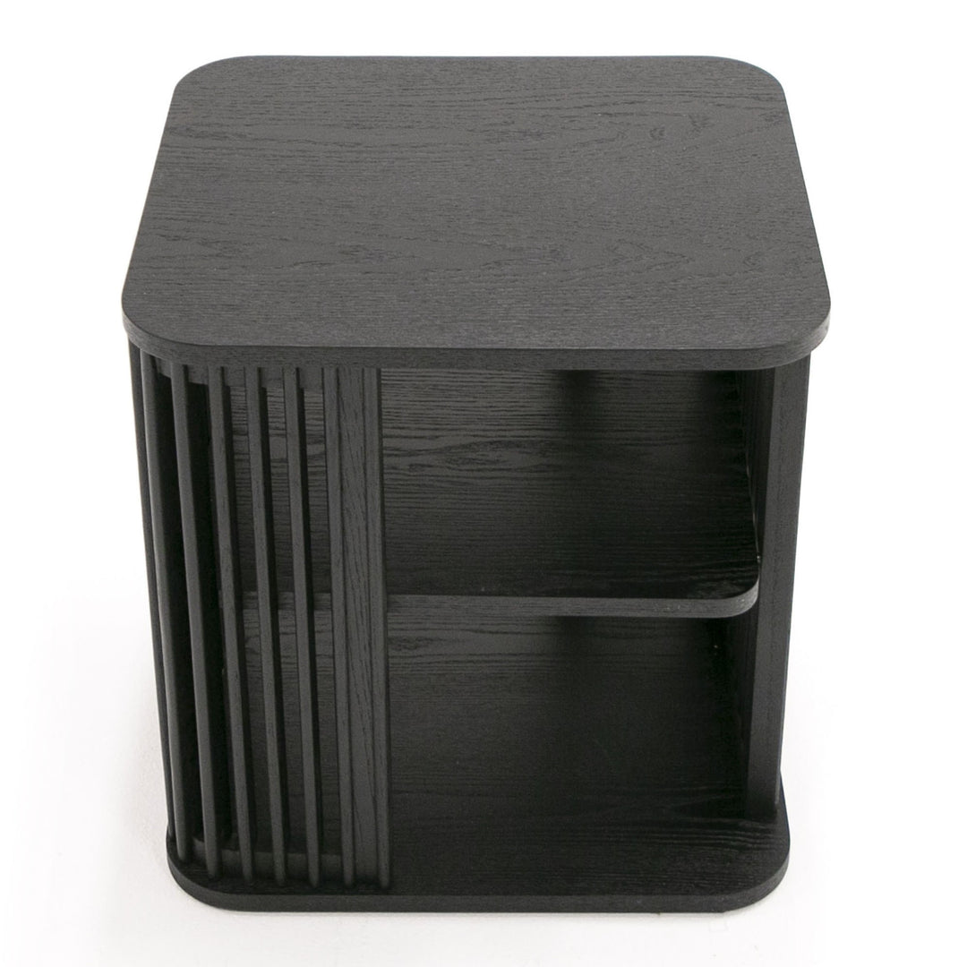 Thayne - Modern Mid Century Black Ash End Table